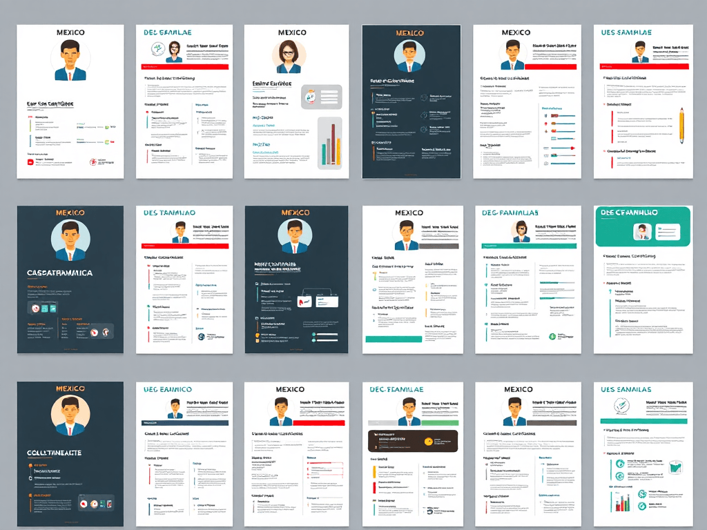 Ejemplos de Currículum Vitae en México para Diferentes Sectores